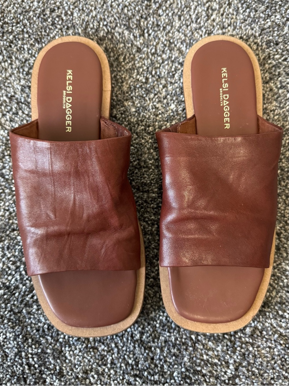 Kelsi Dagger Women’s Brooklyn Benny Slide Sandal in Cider Size 7.5